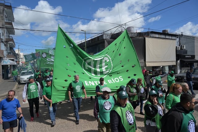 ATE se movilizó en Gualeguaychú