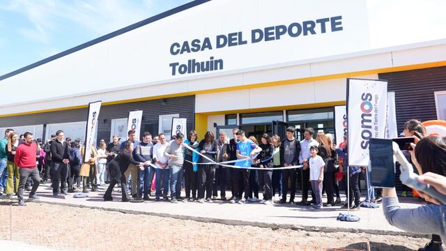 Inauguración de la Casa del Deporte en Tolhuin