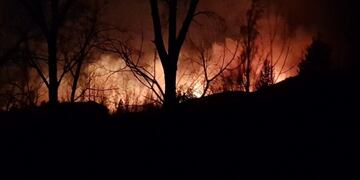 Incendio en potrerillos