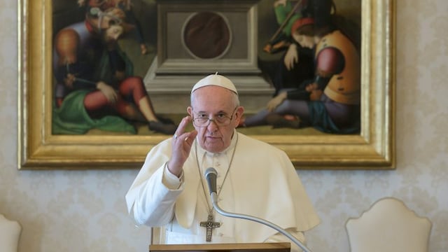 El Papa Francisco en una de las transmisiones por streaming (Foto: Vatican Media/Handout via REUTERS)