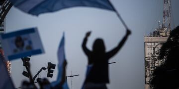 8N: todos los puntos de convocatoria de un nuevo banderazo contra el gobierno nacional EFE/Juan Ignacio Roncoroni