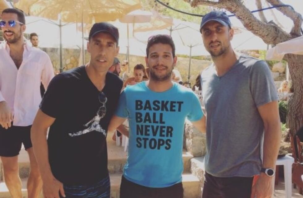 Las vacaciones de Manu Ginóbili en Ibiza