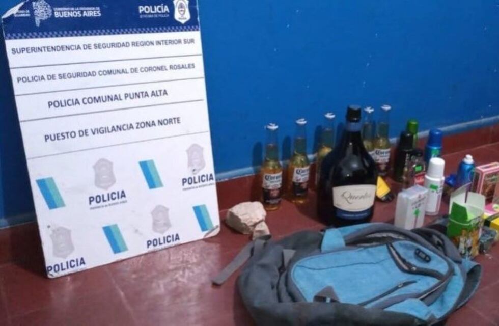 Punta Alta: Dos detenidos por robo a un comercio