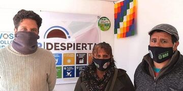 Emilio Iosa junto a Cristina y Jorge, los \