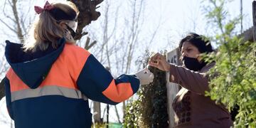 Desde el inicio de la pandemia, se controlaron síntomas a más de 60 mil platenses casa por casa (Municipalidad de La Plata)