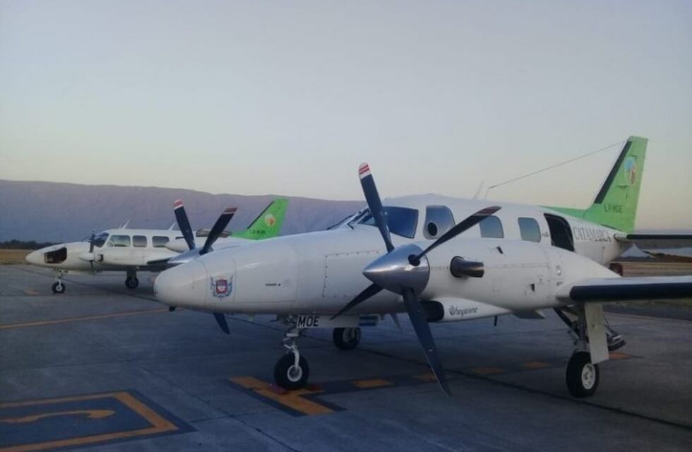 Se sumaron dos aviones sanitarios a la Aeronáutica de la provincia