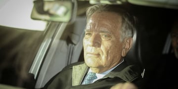 Aldo Roggio saliendo de declarar en Comodoro Py\u002E