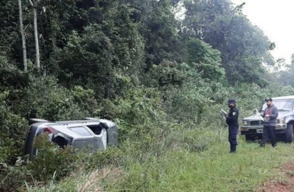Un automóvil despistó sobre la Ruta Provincial 20