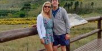 Garcu00eda Kees y su novia