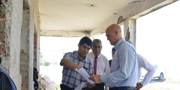 El ministro Meyer analiza el proyecto en Las Tipas