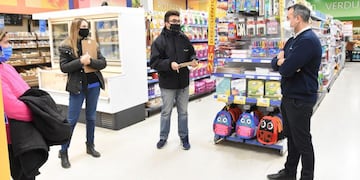 Brigada Sanitaria en los supermercados