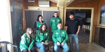Reclamo de ATE frente a la Delegación de Turismo provincial.