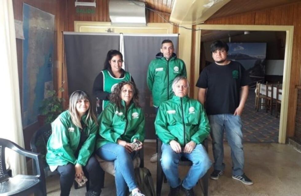 Reclamo de ATE frente a la Delegación de Turismo provincial.
