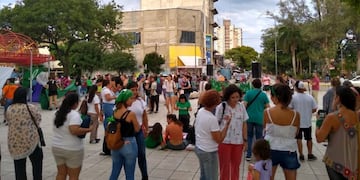 La plaza San Martín de la ciudad de Formosa fue el centro del \