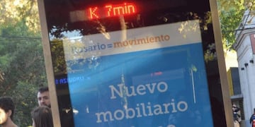 La información sobre el Transporte Urbano de Pasajeros (TUP) seguía disponible por las vías restantes\u002E (Prensa Municipalidad de Rosario)