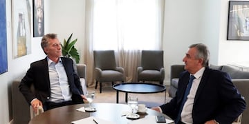 Viejos tiempos: Mauricio Macri junto a Gerardo Morales