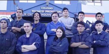 Alumnos fueguinos- Escuela Técnica