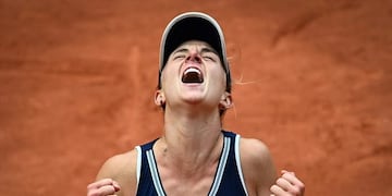 La tenista fue una de las sorpresas de Roland Garros. (Anne-Christine POUJOULAT / AFP)