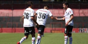 El ex Boca e Independiente felicitó a Nicolás Castro tras convertir el segundo tanto\u002E (@canoboficial)