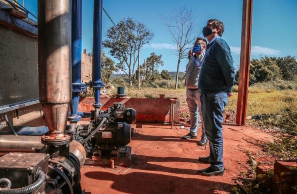 Avanzan las obras de la planta de toma y tratamiento de agua potable en Pinares