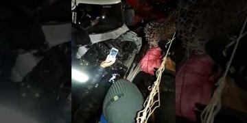 Filman un impactante choque en las picadas de Lavalle