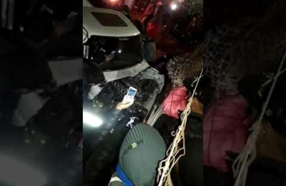 Filman un impactante choque en las picadas de Lavalle