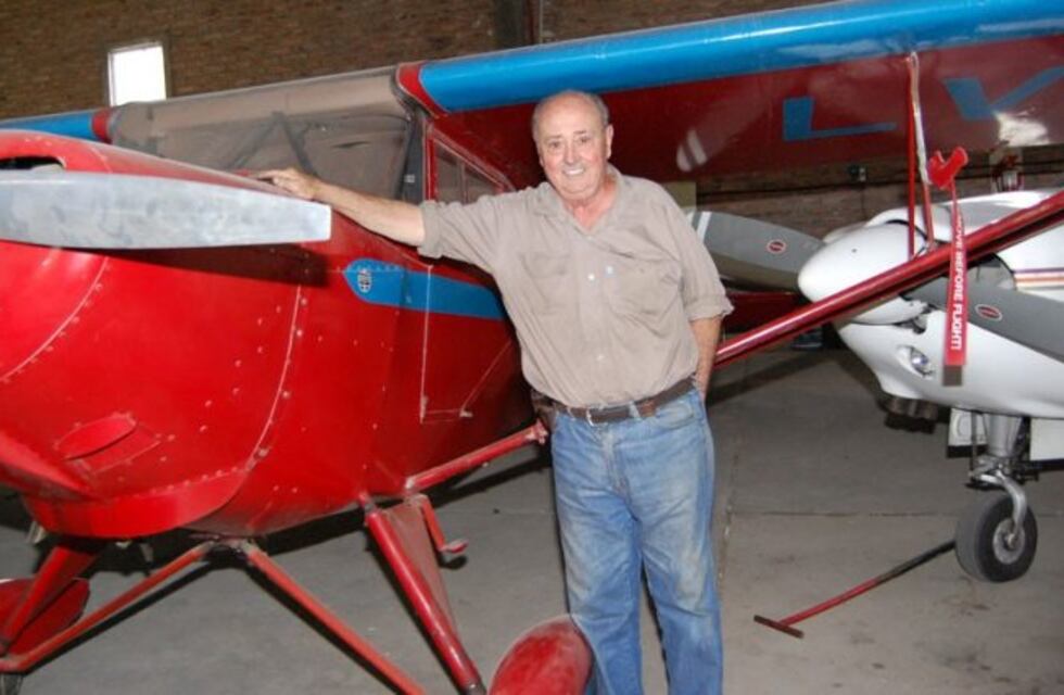 Falleció Norberto Carlos Mana, un histórico personaje de la aviación pampeana