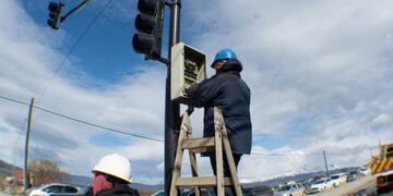Semáforos en Ushuaia