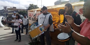 Protesta de los municipales de Viedma