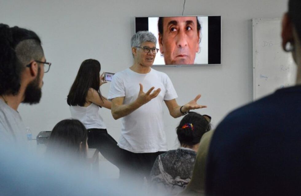 Protagonista de la serie "Monzón" visitó el Oberá en Cortos