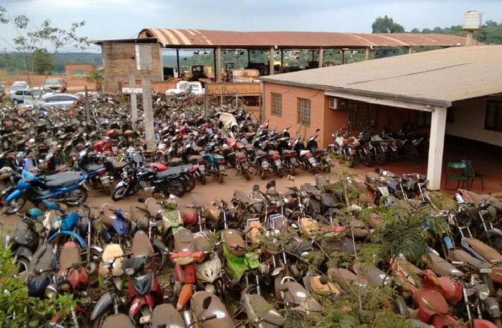 Compactarán las motos retenidas en el corralón de la municipalidad de Oberá