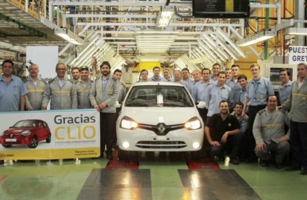 Renault fabricó el último Clío en su planta de Córdoba