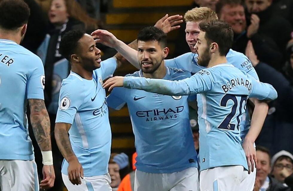 Agüero se lució con cuatro goles en la victoria del Manchester City