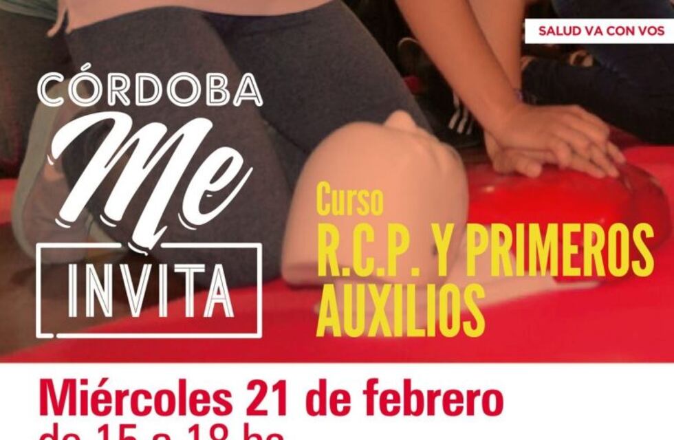 ¡Apurate! Hoy, cursos de RCP en barrio General Bustos