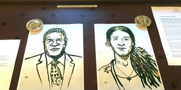 Denis Mukwege y Nadia Murad ganaron el Nobel de la Paz 2018\u002E (REUTER)