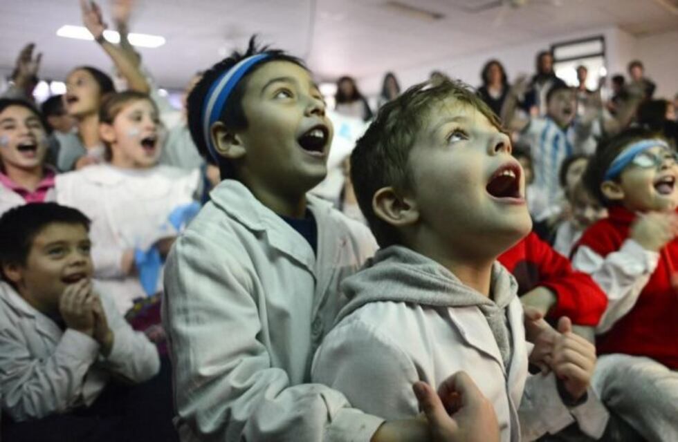 Los alumnos santafesinos podrán ver los partidos de la Selección argentina en la escuela