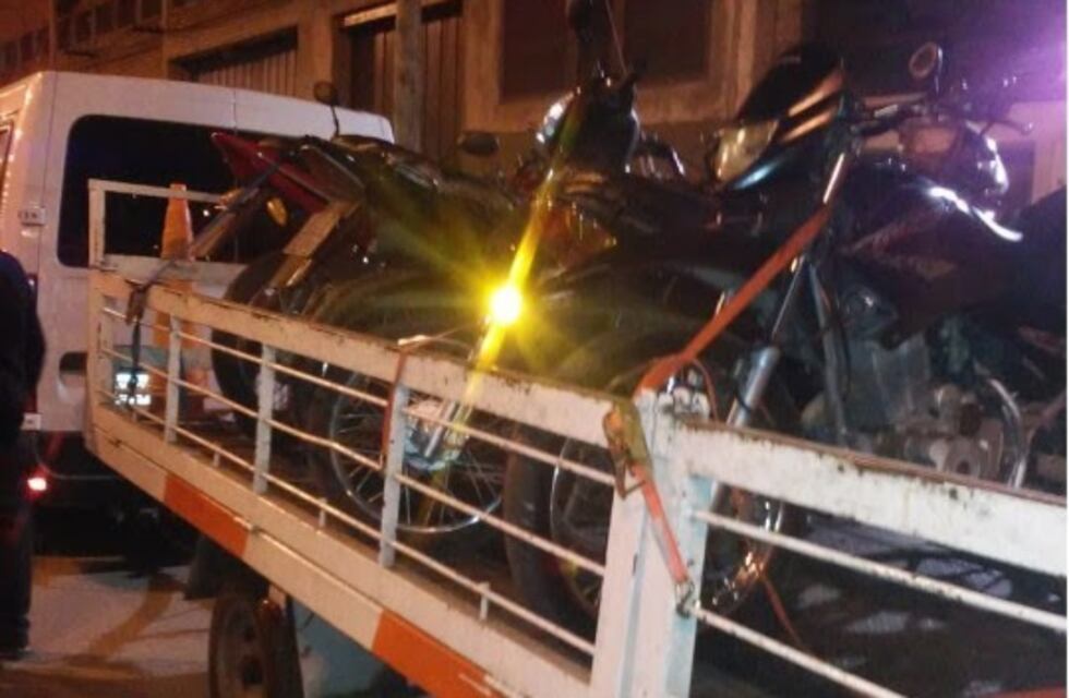 Más de 300 motos fueron remitidas al corralón durante la última semana