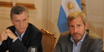 Imagen archivo\u002E Mauricio Macri y Rogelio Frigerio
