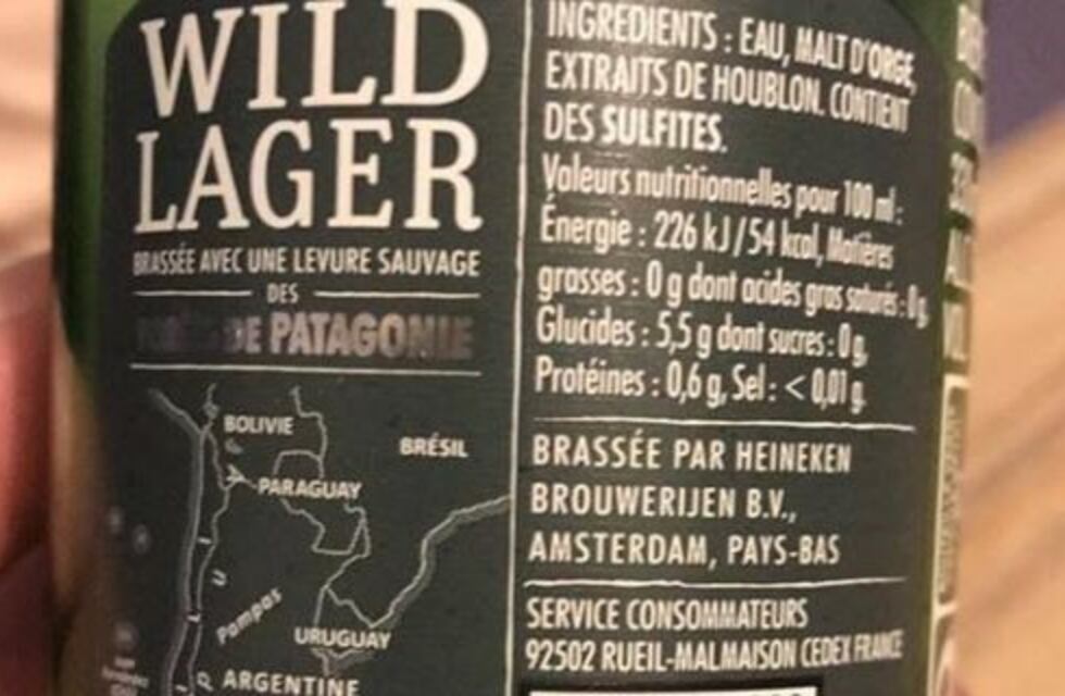 Una famosa cerveza puso a las Islas Malvinas como británicas en su etiqueta