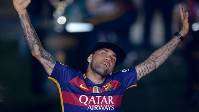 Dani Alves quiere volver a Barcelona, donde ganó 23 títulos.