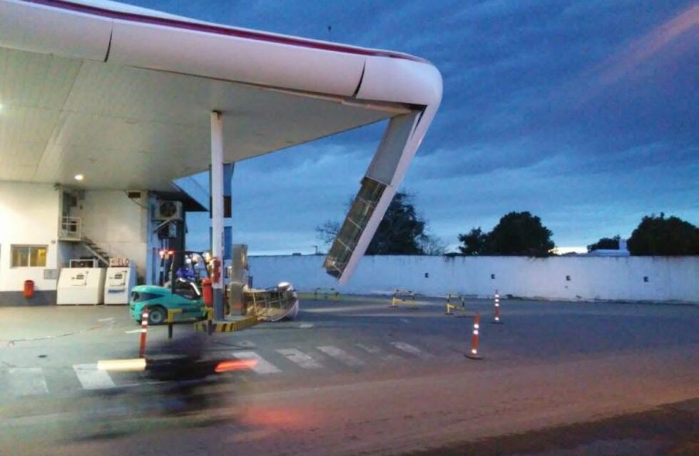 Postales de lo que dejó el intenso viento en la región