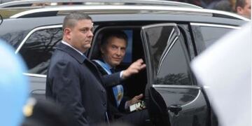 Balearon a un custodio de Macri