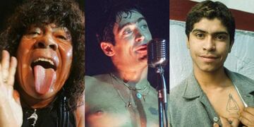 Walter Olmos, La Mona Jiménez y Rodrigo Bueno\u002E