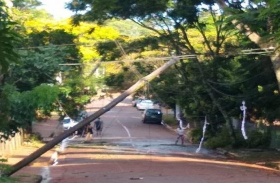 Un temporal afectó a varias zonas de Eldorado