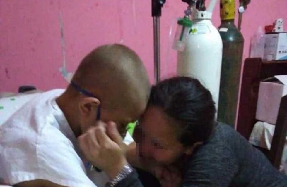 La mujer que estaba presa por narcotráfico se reencontró con su hijo enfermo de cáncer