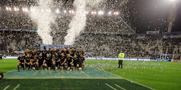 Nicolás Sánchez será el apertura de Los Pumas contra los All Blacks\u002E Crédito: AFP