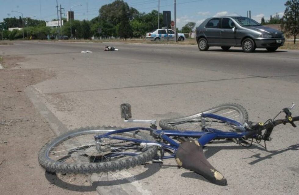 Un ciclista cayó y murió en Guaymallén