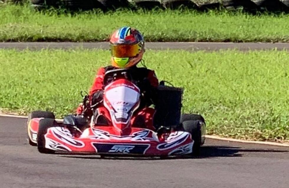 "Rudito" Bundziak se entrenó el fin de semana en el kartódromo de Oberá