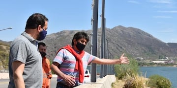 Potrero de los Funes quitan los bloques de cemento