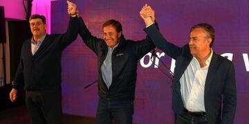 Alfredo Cornejo Rodolfo Suárez Mario Abed